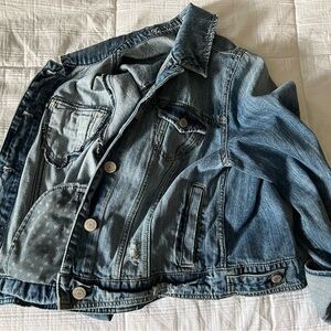XL American Eagle cropped denim jacket